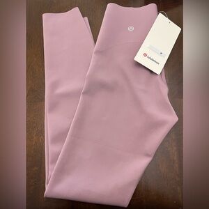 NWT Lululemon Glow Up HR Tight 25" Lavender Leggings, size 0